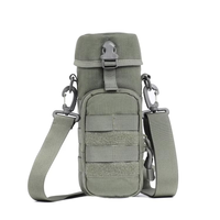 Sac de rangement tactique Top vente bouteille d'eau pochette transporteur léger Polyester pliable Molle