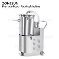 ZONESUN ZS-AFS04 tam otomatik üç kafa Premade kese granül tartı doldurma kapaklama makinesi