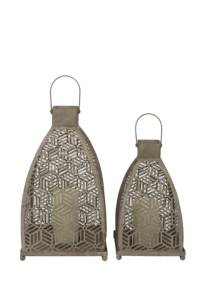 Lanterne à bougie de taille moyenne, design luxueux, décoration pour mariage, maison, hôtel, restaurant, bureau, haute qualité, fabrication indienne, vente en gros - Product Image 6