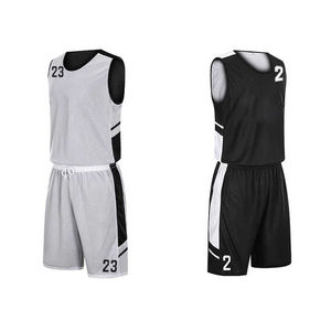Meilleur prix Maillots de basket-ball pour hommes sur mesure Sublimation 100% polyester Séchage rapide Respirant Demi-manches Adultes Plus Ensembles - Product Image 6