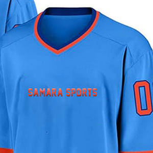 Jersey de hockey sobre hielo del equipo internacional de gran tamaño con parche bordado reversible sublimado con logotipo personalizado - Product Image 2