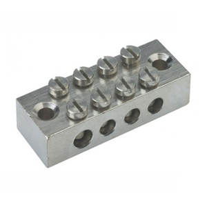 บล็อกต่อสายดินทองเหลืองแบบ4ทางที่มีการนำไฟฟ้าสูงสำหรับระบบสายดินที่มีประสิทธิภาพ - Product Image 5