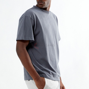 260G Heavy Quality Cotton Short Sleeve Basketball Streetwear Tee Vente en gros Fabricant - Product Image 4