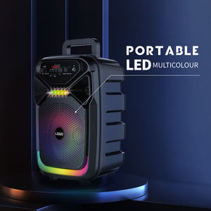 HOME DIGITALOME 20W <b>Wireless</b> Speaker with <b>Microphone</b> SPA-127 <b>Bluetooth</b> RGB LED Lighting Battery Powered for Home & Spa Use - Product Image 5