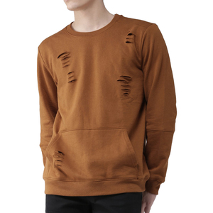 เสื้อสเวตเตอร์คอกลมวินเทจสำหรับผู้ชายใส่ได้ทั้งชายและหญิงเสื้อสเวตเตอร์คอกลมสำหรับฤดูหนาวผ้าคอตตอน100% วัสดุคุณภาพสูง - Product Image 1