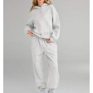 Conjunto Deportivo para Mujer al por Mayor, 100% Algodón, Ligero, Sudadera y Pantalones Jogger Transpirables, Dos Piezas, Cintura Alta - Product Image 3