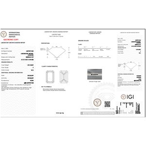 F Couleur VS2 Clarté Taille 1.93 Ct Poli Labgrown Diamant Emeraude Forme HPHT-CVD Diamant Bijoux Diamants En Vrac - Product Image 5