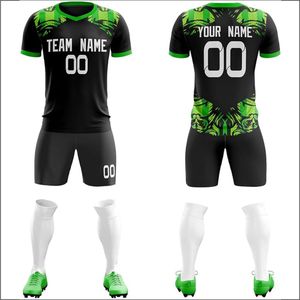 Ensemble d'uniformes de club de football personnalisés, t-shirts et maillots pour joueurs de football, équipement de football haut de gamme, 100% polyester - Product Image 6