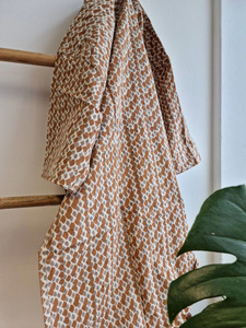 Camisa informal cómoda de verano para hombre, diseño indio estampado a mano de algodón puro, transpirable y fresco para picnics en la playa y el jardín - Product Image 5