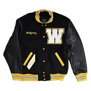 최신 디자인 도매 야구 대학 재킷 스포츠 의류 저렴한 사용자 정의 Letterman 재킷 사용자 정의 로고 크기