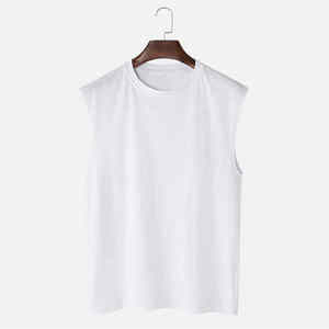 Débardeurs Homme Personnalisés OEM de Haute Qualité pour Musculation en Coton/Bambou – Légers, Respirants, Écologiques, Séchage Rapide, Imprimés - Product Image 5