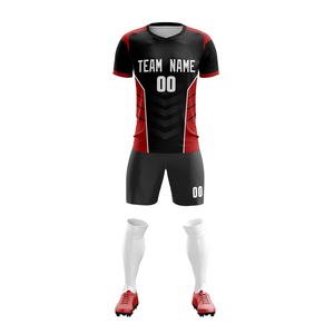Tenue de football pour hommes, style tendance, confortable, avec nom et numéro d'équipe / Tenue de football personnalisée pour hommes, best-seller - Product Image 1