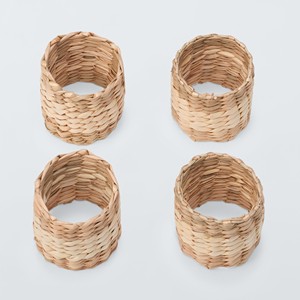 Sea grass serviette napkin holder ring handbraided seagrass <b>cloth</b> napkin rings high quality - Product Image 1