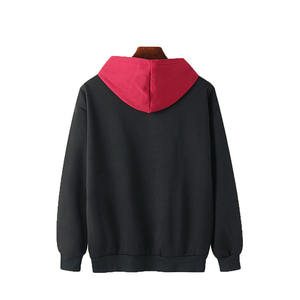 เสื้อผ้าผ้าฝ้าย100% มีฮู้ด XS สำหรับผู้ชายผ้าฝ้ายธรรมดาพิมพ์โลโก้แบบกำหนดเองเสื้อผ้าพรีเมี่ยมสีพื้น - Product Image 2