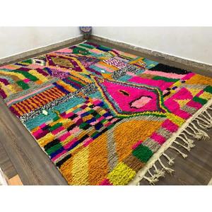 Tapis marocains faits main en laine, authentiques tapis berbères, laine naturelle, artisanat artisanal, taille et couleurs personnalisables, haute qualité - Product Image 3