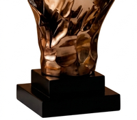 Lampe de table en métal haut de gamme METAL WAVE, modèle 10178, pour chambre à coucher, lecture, style moderne du milieu du siècle, luxe, écologique, intérieur 36