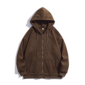 เสื้อฮู้ดสตรีทไซส์ใหญ่พิเศษสำหรับผู้ชายเสื้อมีฮู้ดแบบหลวมเปิดไหล่350 GSM สั่งโลโก้ได้ตามต้องการ - Product Image 2