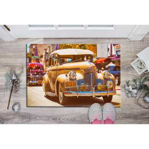 Tapis Chevrolet KA 1940, tapis de voiture rétro, tapis de voiture vintage, tapis imprimé, tapis à poils doux - Product Image 1
