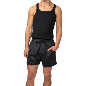 Débardeur de musculation côtelé en Spandex et Nylon, coupe ajustée, haute élasticité, couleur personnalisable, pour entraînement et fitness - Product Image 4