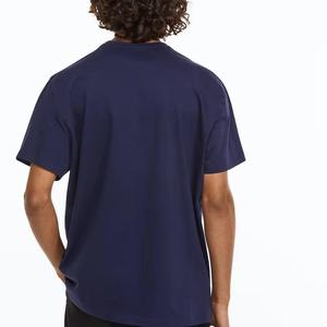 Camiseta de algodón 100% de manga corta con cuello redondo para hombre, secado rápido y duradero con diseño personalizado para uso en exteriores, patrón sólido - Product Image 5
