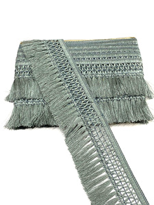 Metallic Gold <b>Tassel</b> Fringe Lace <b>Trim</b> Border for Women's Garments Deals in Wholesale - Product Image 2