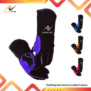 Công nghiệp Tig Hàn găng tay heatflect da và bông cho tay & cánh tay an toàn bảo vệ Găng tay da cho Tig sưởi ấm - Product Image 3