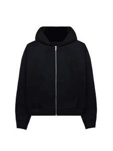 Jean en denim pour homme, coupe oversize, 100% coton biologique, écologique, avec poche kangourou et épaules tombantes, idéal pour l'hiver - Product Image 3