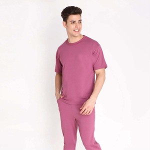 Ensemble deux pièces imprimé pour hommes à la mode OEM-élégant et confortable pour les sorties estivales et décontractées - Product Image 1