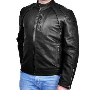 Esprit-Chaqueta de cuero para hombre, chaqueta ajustada transpirable con viscos, forro y cierre de cremallera, venta al por mayor, moda de invierno, piel auténtica - Product Image 2