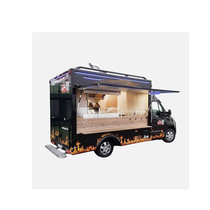 Camiones de comida móviles, camiones de servicio de alimentos con espacio de almacenamiento y cocina - Product Image 5