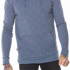 Personnalisé Surdimensionné Plaine bleu Pull sweatshirts Graphique Personnalisé hoodies Lumineux Couleur Pas Cher Prix de Sweat À Capuche pour Hommes - Product Image 4