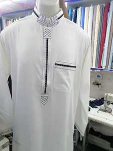 Qamis Homme Kandoura Style Dubaï en Tissu de Qualité Supérieure, Dernière Collection avec Broderies - Product Image 2