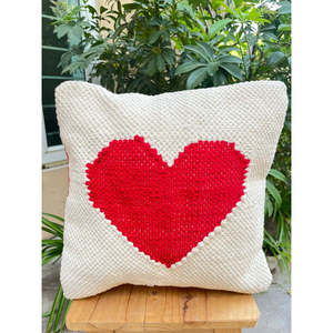 Funda de Almohada Decorativa de Chenilla de Terciopelo Tejida a Mano para Sofá - Product Image 1