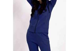 ชุดวอร์มมีซิปแขนยาวของผู้หญิงชุดวอร์มผ้าฝ้ายพิมพ์ลายสำหรับฤดูหนาว - Product Image 6