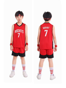 Maillot de basket sans manches pour enfant, uniforme de basket pour jeunes garçons, vêtements de sport d'extérieur, Camisetas De Baloncesto # 1 Bookeres - Product Image 5