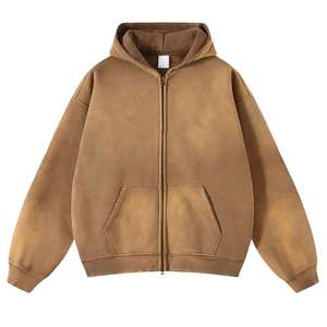 Latest Fashionable basics cotton <b>Blended</b> Hoodies Best Quality Men Hoodies Comfortable Fabric Men Breathable Zipper Hoodies - Product Image 1