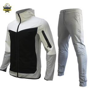 Conjunto Deportivo Casual de Invierno para Hombre, Precio al por Mayor, 2 Piezas, Pantalones de Chándal de Manga Larga, 100% Poliéster, Secado Rápido, Ecológico - Product Image 5