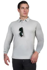 เสื้อโปโลแขนยาวสำหรับผู้ชายเสื้อกีฬาผ้าโพลีเอสเตอร์พร้อมไม้แขวน - Product Image 6