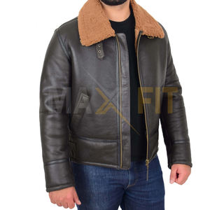 2024 MAXFIT ENTERPRISES Logo personnalisé imprimé veste en cuir Pakistan fait vente chaude col montant hiver toile tissu - Product Image 3