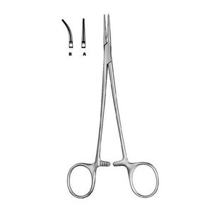 Ciseaux Satinsky émoussés/émoussés pour la chirurgie cardiovasculaire Fabricant d'instruments chirurgicaux incurvés en forme de S de 24.5cm - Product Image 1
