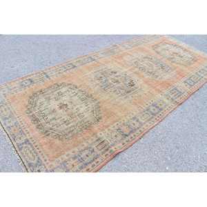 Alfombra de 4.7x10.9 pies, Alfombra Turca Vintage Grande, Alfombra de Lana Naranja - Product Image 2