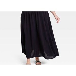 กระโปรงผ้าชีฟองสำหรับผู้หญิงไซส์ใหญ่-Ava & Viv-สีดำ-ไซส์ XXL-สไตล์โบโฮ/วินเทจ - Product Image 2