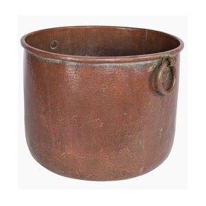 Hammered Design <b>Garden</b> Flowering Planter Pot Hot Selling Luxury Party Hotel Decor Copper <b>Antique</b> Finishing Flower Planter - Product Image 1