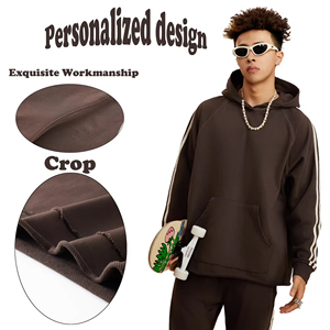 <b>Oversized</b> Unisex High Quality Polyester/Cotton <b>Hoodie</b> French Terry 440GSM Heavyweight Printed Technics Custom Logo Design - Product Image 4