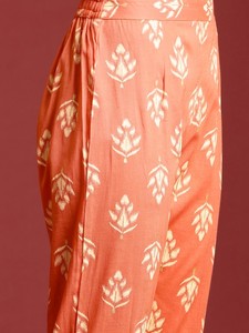 women Ethnic Motifs Printed Regular Pure Cotton Kurta with <b>Trousers</b> & With Dupatta <b>indian</b> pakistan salwar kameez - Product Image 6