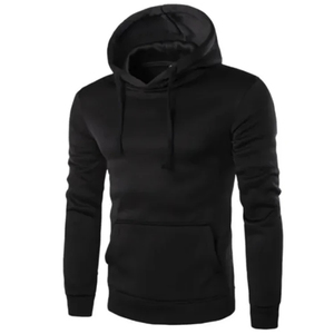 Sudadera con capucha de gran tamaño de felpa francesa de algodón 100% para hombre, sudadera informal de peso pesado, sudaderas con capucha sólidas de invierno para hombre - Product Image 4