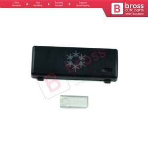 BDP88-8 Air Conditioner Climate Control Switch Panel Snowflake On Off Button <b>Cover</b> for X5 E53 2000-2006 5 Series E39 1996-2003 6 - Product Image 3