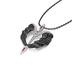 จี้สร้อยคอแฟชั่นเงินแท้ Jeulia Redemption Wings - Product Image 3