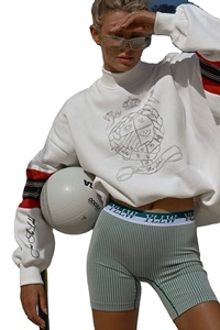 Sweat-shirts à col montant 100% coton avec poches, pull-over décontracté, logo personnalisé et broderie 3D, respectueux de l'environnement, fabrication OEM - Product Image 6