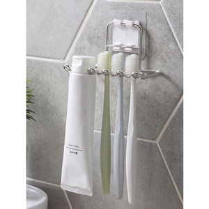 Portacepillos de Dientes Compacto de Metal para Viajes, Ideal para Baños, Proporciona Almacenamiento Ligero y Resistente - Product Image 3